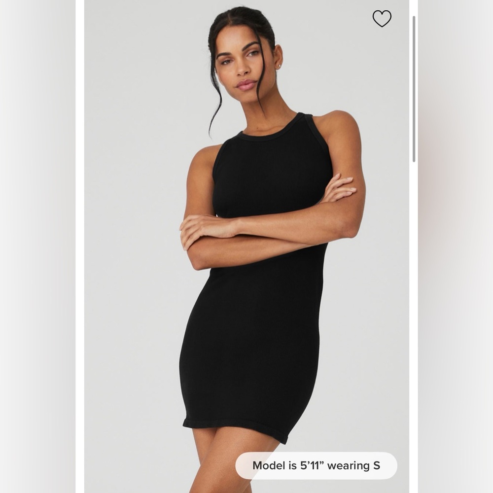 ALO Seamless Ribbed Warm Nights Dress